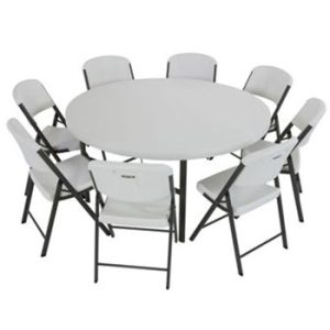 Table and Chair Setup